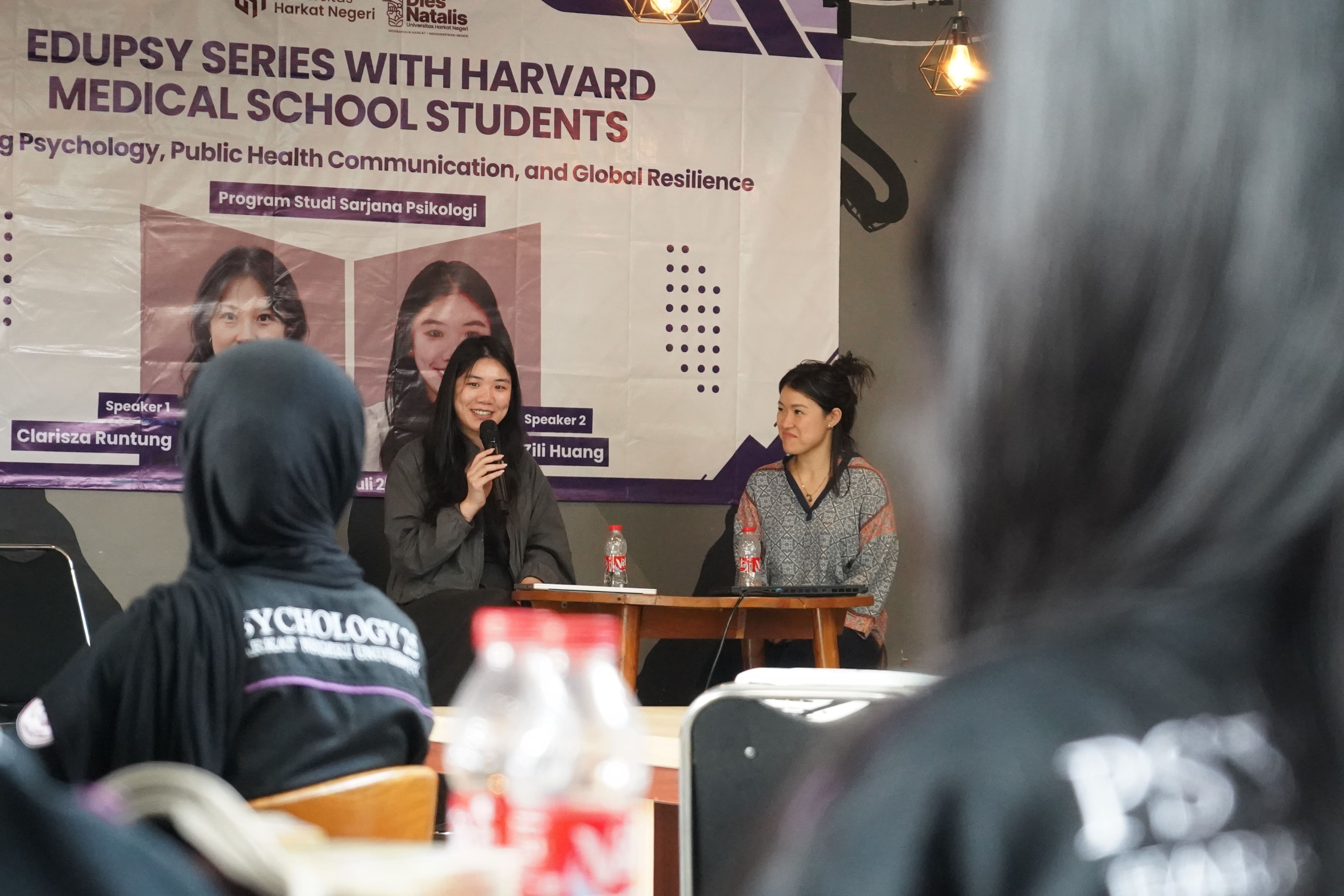 Gelar Edupsy Series 3.5 Bersama Peneliti Harvard, Prodi Psikologi Universitas Harkat Negeri Soroti Kesehatan Global dan Resiliensi